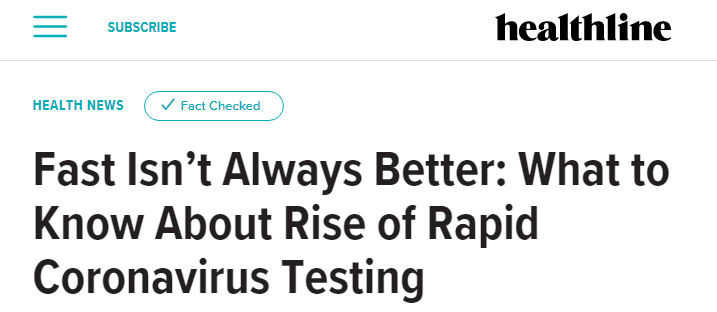 avoid rapid test